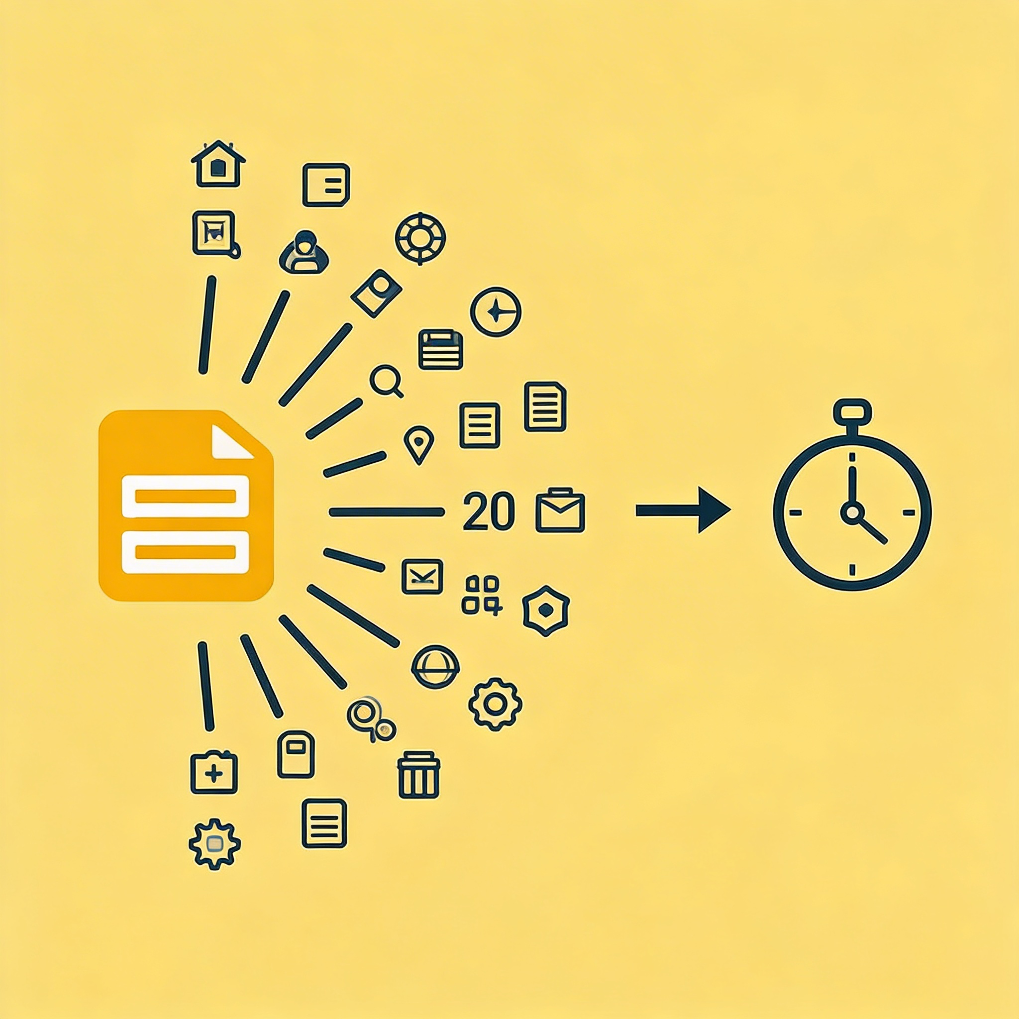 Three-step flow showing a large React monorepo leading to 20+ extensions leading to an 8-second startup delay